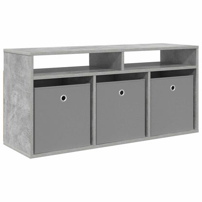 vidaXL Lowboard with Drawer Concrete Grey 102 x 32 x 48.5 cm 2