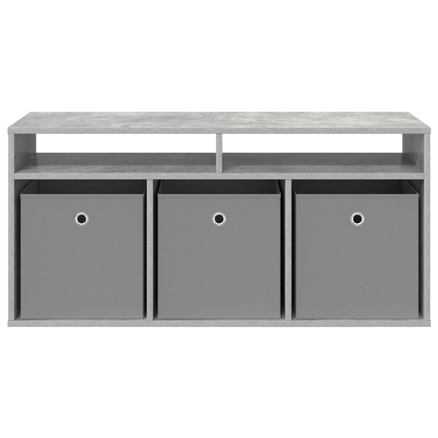 vidaXL Lowboard with Drawer Concrete Grey 102 x 32 x 48.5 cm 6