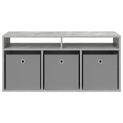 vidaXL Lowboard with Drawer Concrete Grey 102 x 32 x 48.5 cm 6