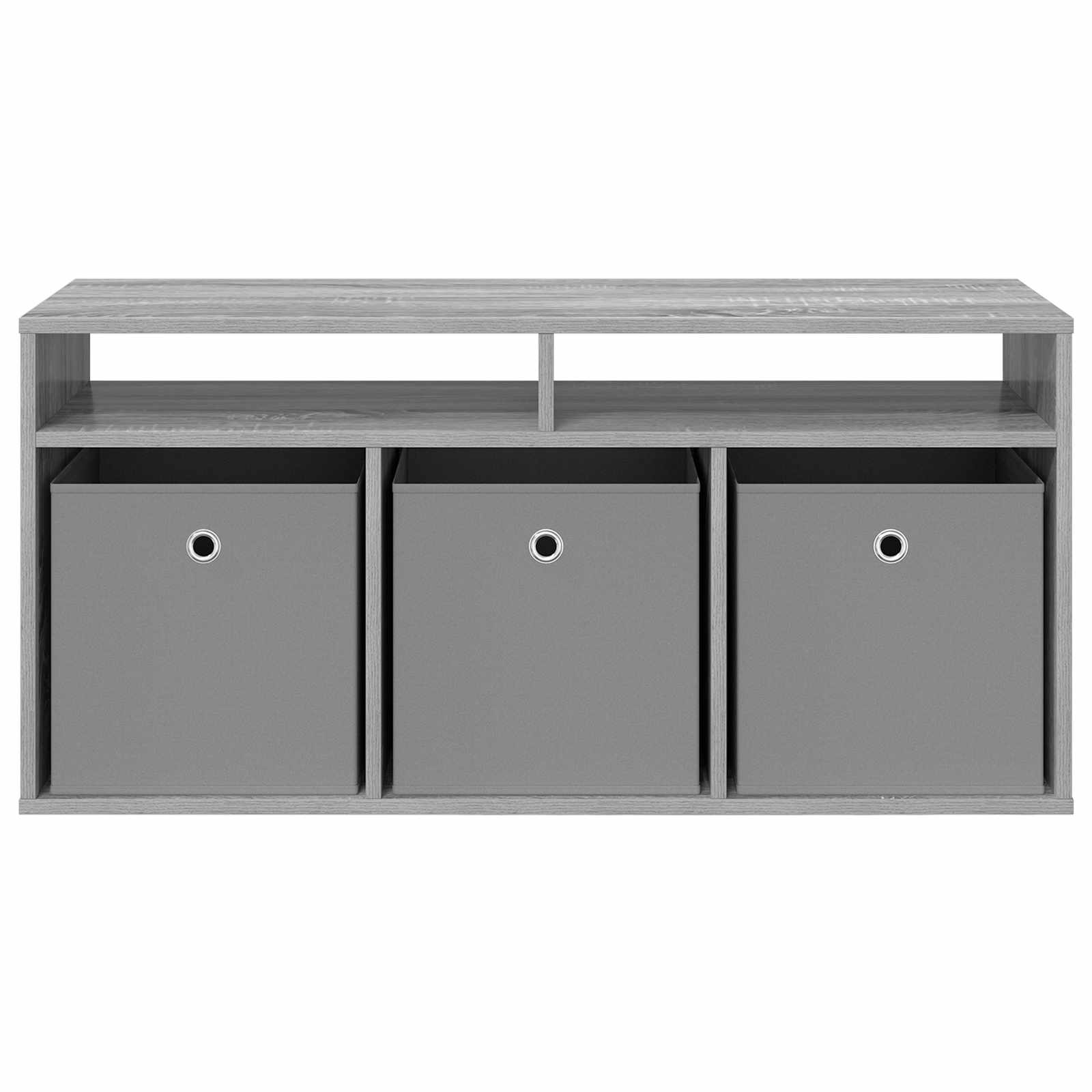 vidaXL Lowboard with Drawer Grey Sonoma 102 x 32 x 48.5 cm 6