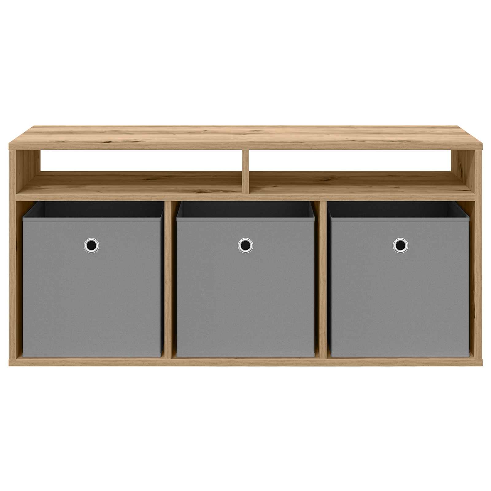 vidaXL Lowboard 102 x 32 x 48.5 cm Artisan Oak 6