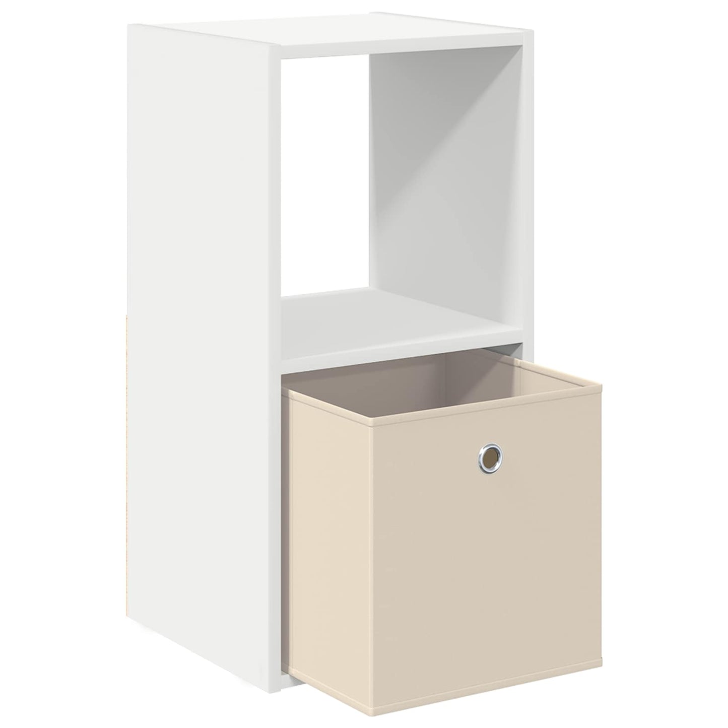 vidaXL Bedside Table 2 pcs White 35 x 32 x 68.5 cm Engineered Wood 5
