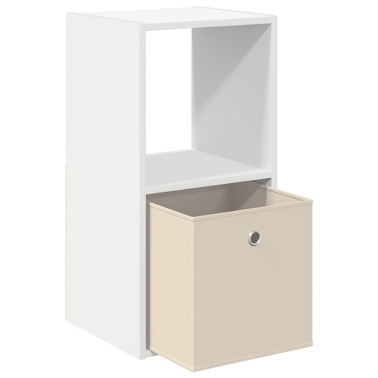 vidaXL Bedside Table 2 pcs White 35 x 32 x 68.5 cm Engineered Wood 5