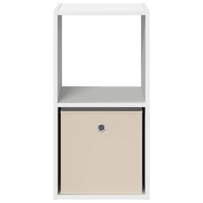 vidaXL Bedside Table 2 pcs White 35 x 32 x 68.5 cm Engineered Wood 6