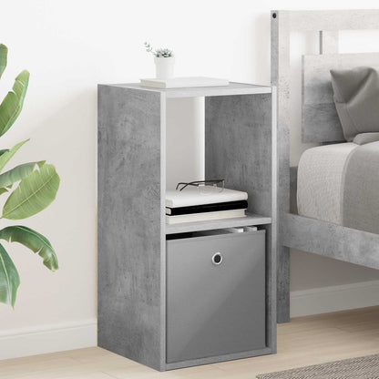 vidaXL Bedside Table 2 pcs Concrete Grey 35 x 32 x 68.5 cm 4