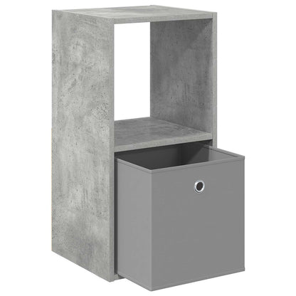 vidaXL Bedside Table 2 pcs Concrete Grey 35 x 32 x 68.5 cm 5