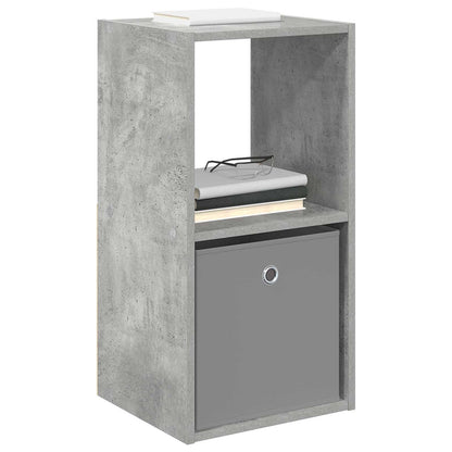 vidaXL Bedside Table 2 pcs Concrete Grey 35 x 32 x 68.5 cm 3