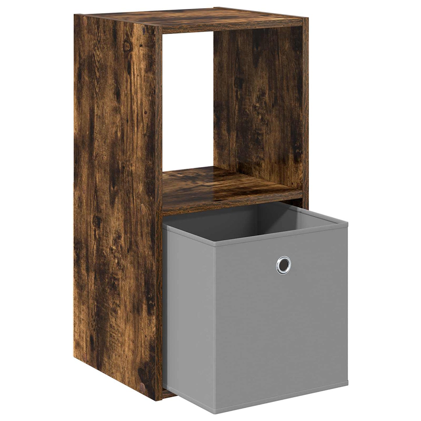 vidaXL Bedside Table 2 pcs Smoked Oak 35 x 32 x 68.5 cm 5