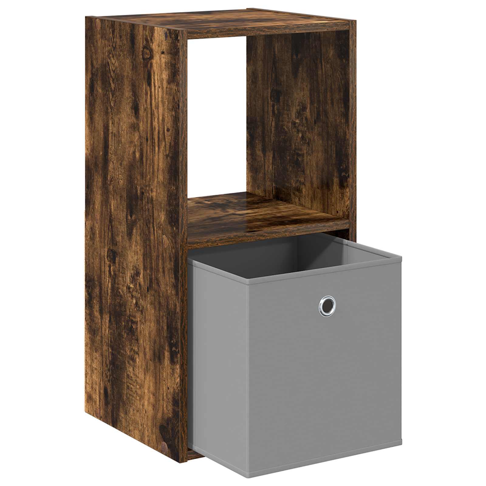 vidaXL Bedside Table 2 pcs Smoked Oak 35 x 32 x 68.5 cm 5