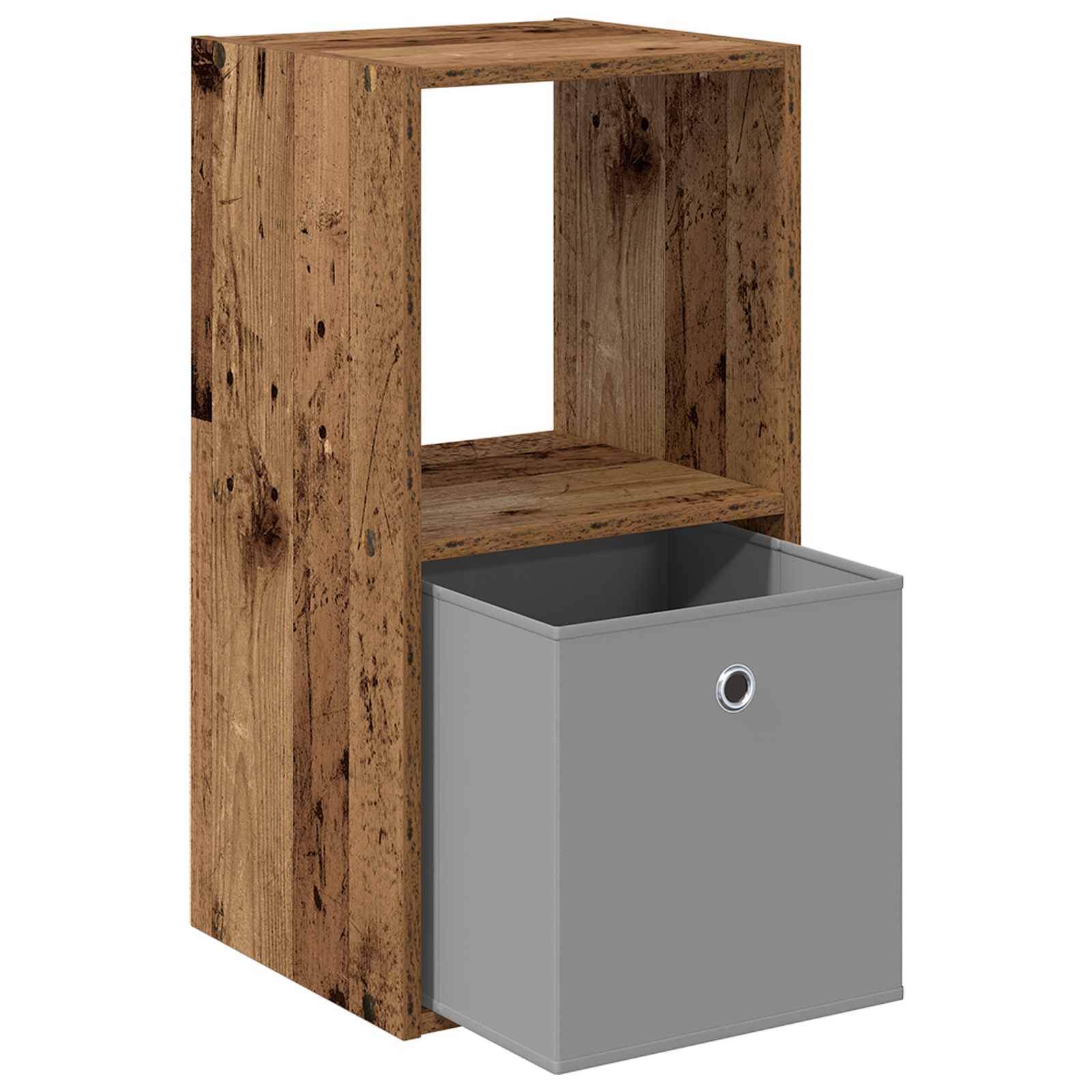 vidaXL Bedside Table 2 pcs Old Wood 35 x 32 x 68.5 cm Engineered Wood 5