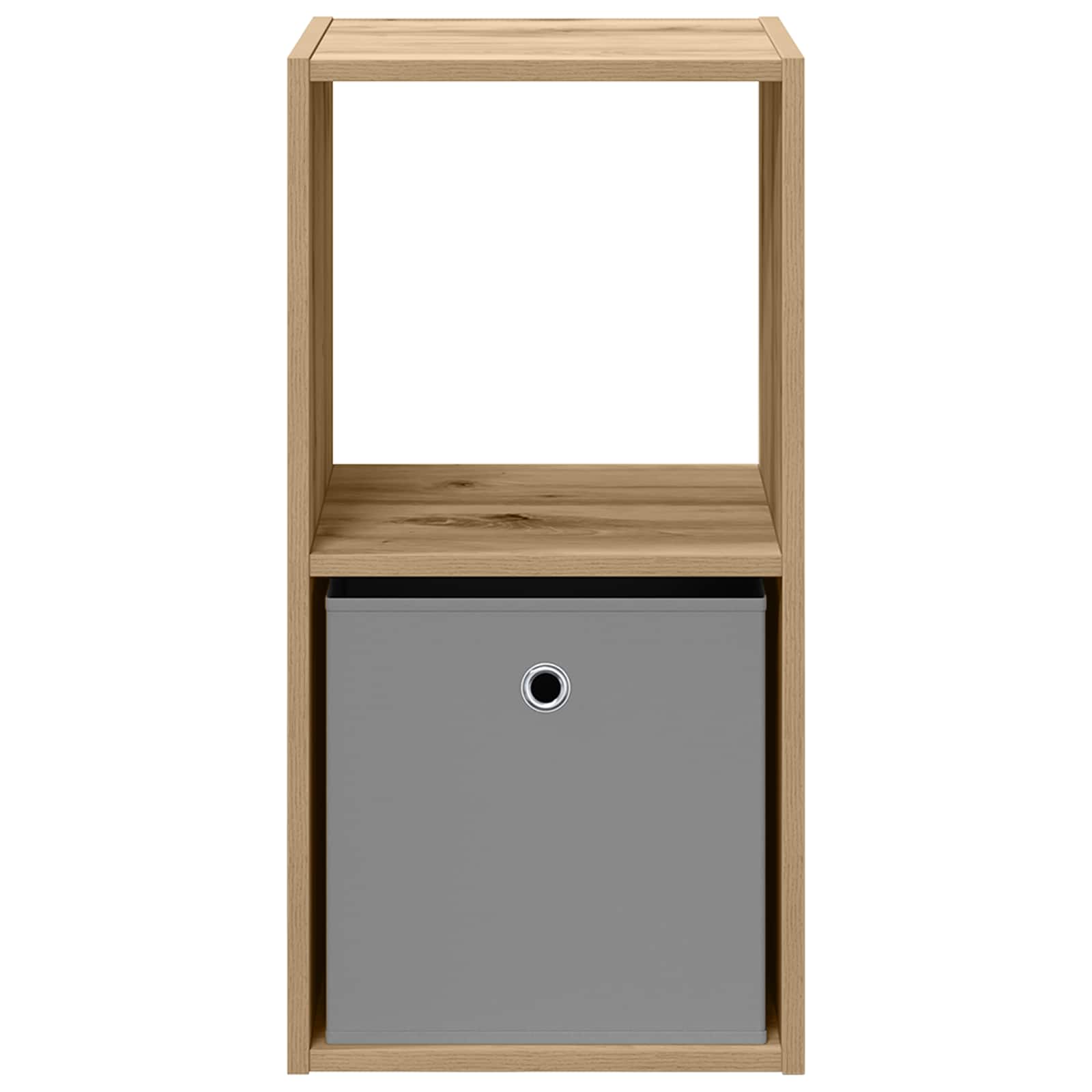 vidaXL Bedside Table 2 pcs Artisan Oak 35 x 32 x 68.5 cm 6