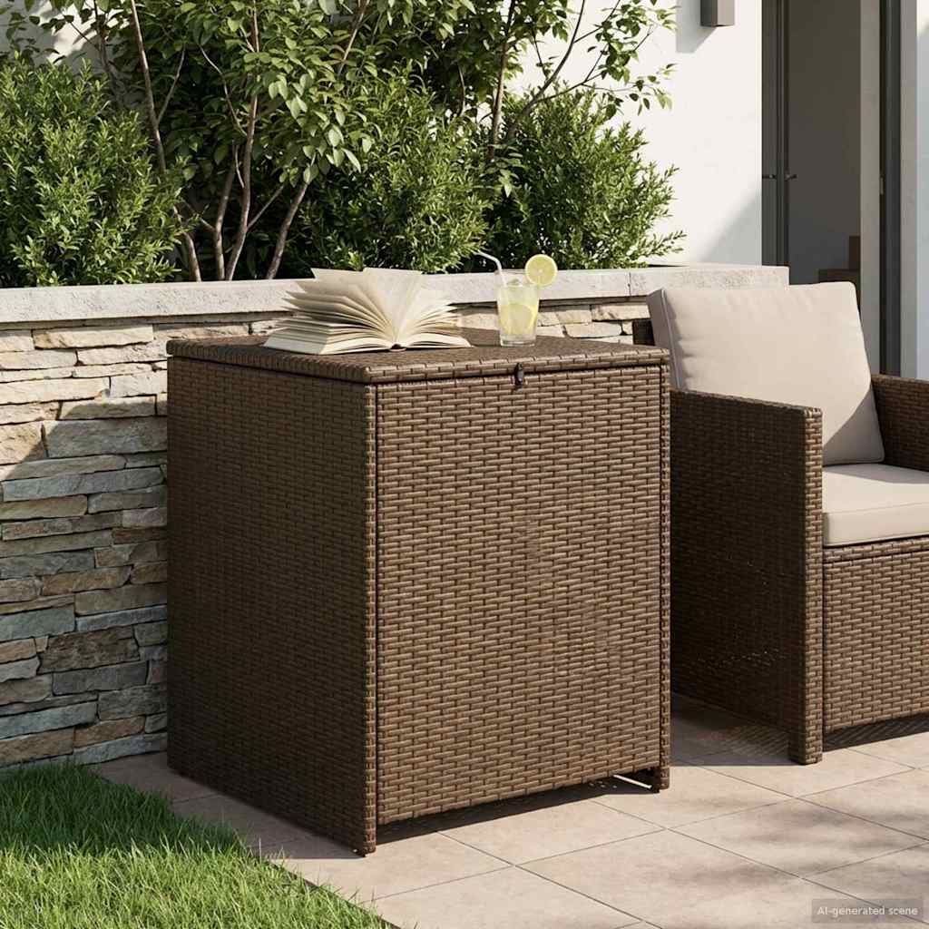 vidaXL Cushion Box 55 x 55 x 69 cm steel 3