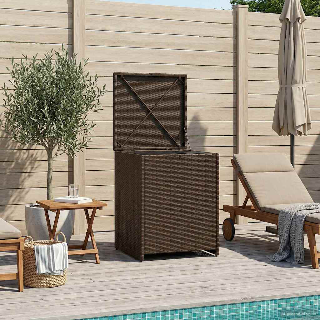 vidaXL Cushion Box 55 x 55 x 69 cm steel 1