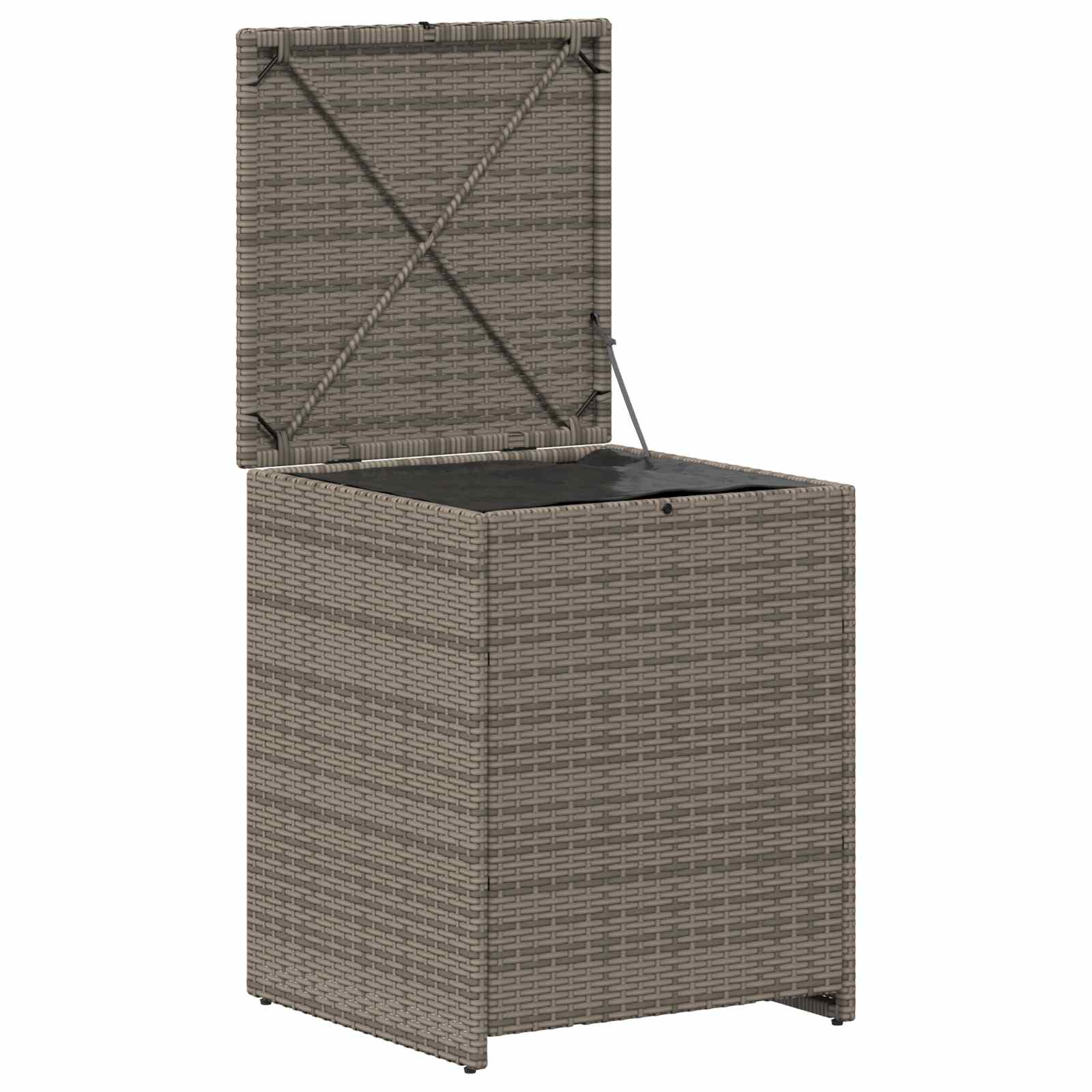 vidaXL Cushion Box 55 x 55 x 69 cm steel 4