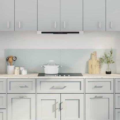vidaXL Kitchen Backsplash 2 pcs White 90 x 40 cm Tempered Glass 1