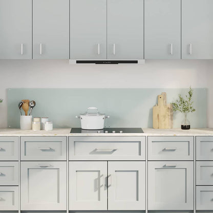 vidaXL Kitchen Backsplash 2 pcs White 100 x 40 cm Tempered Glass 1