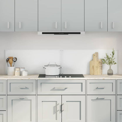 vidaXL Kitchen Backsplash 2 pcs Transparent 90 x 40 cm Tempered Glass 1