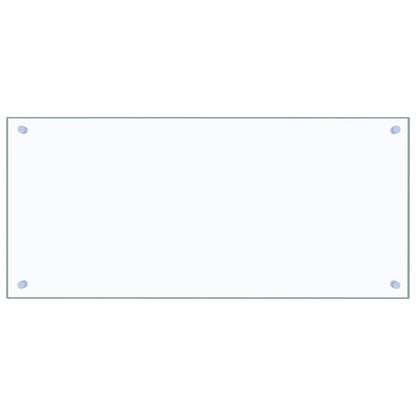 vidaXL Kitchen Backsplash 2 pcs Transparent 90 x 40 cm Tempered Glass 4
