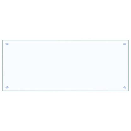 vidaXL Kitchen Backsplash 2 pcs Transparent 100 x 40 cm Tempered Glass 4
