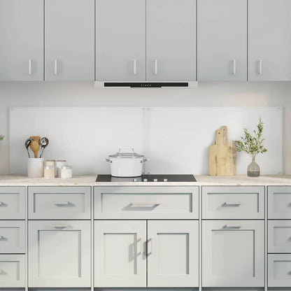 vidaXL Kitchen Backsplash 2 pcs Transparent 100 x 50 cm Tempered Glass 1