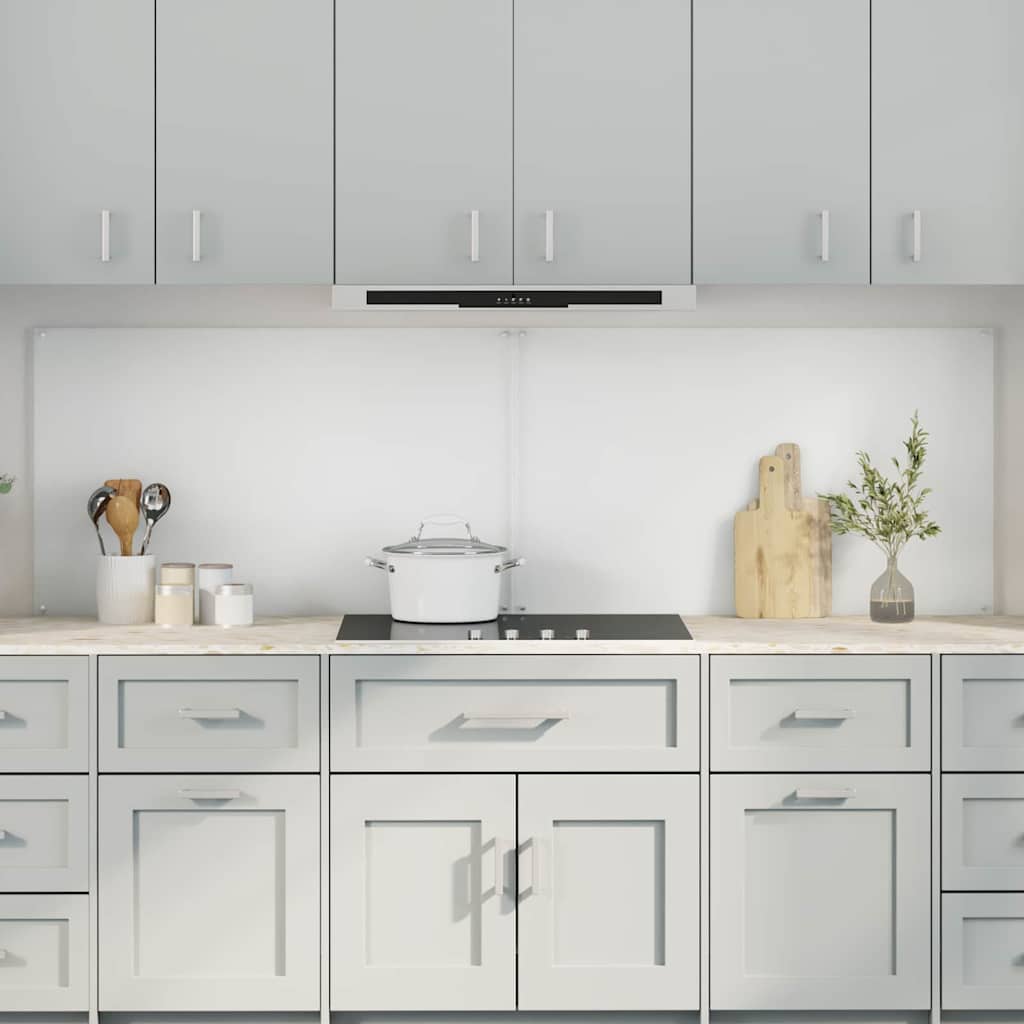 vidaXL Kitchen Backsplashes 70x60 cm Tempered Glass 2 pcs Transparent