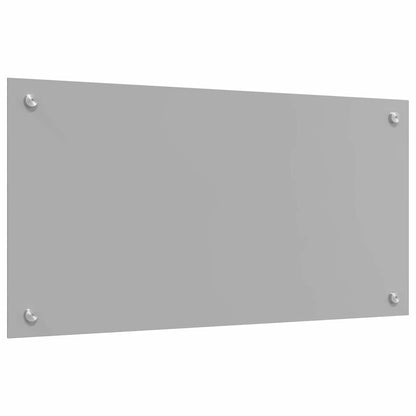 vidaXL Kitchen Backsplash 2 pcs Light Grey 80 x 40 cm Tempered Glass 6