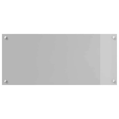 vidaXL Kitchen Backsplash 2 pcs Light Grey 90 x 40 cm Tempered Glass 4
