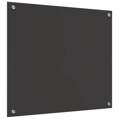 vidaXL Kitchen Backsplash 2 pcs Dark Grey 70 x 60 cm Tempered Glass 6