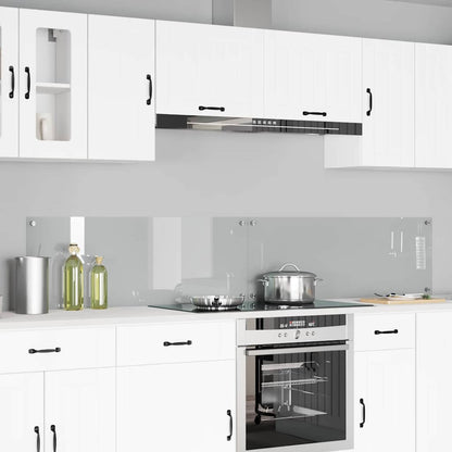 vidaXL Kitchen Backsplashes 70x40 cm Tempered Glass 2 pcs Transparent