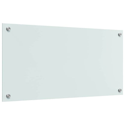 vidaXL Kitchen Backsplash 2 pcs White 80 x 40 cm Tempered Glass 6