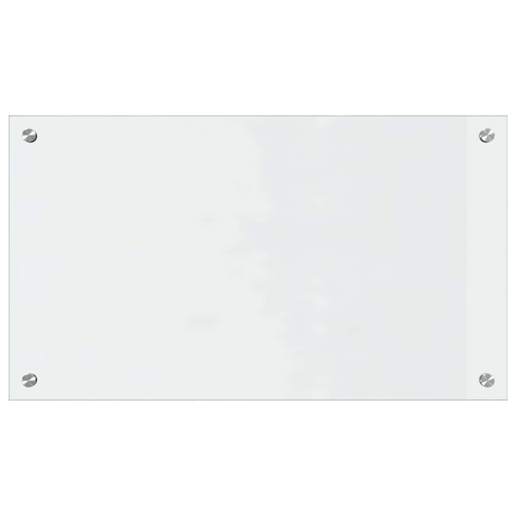 vidaXL Kitchen Backsplash 2 pcs Transparent 70 x 40 cm Tempered Glass 4