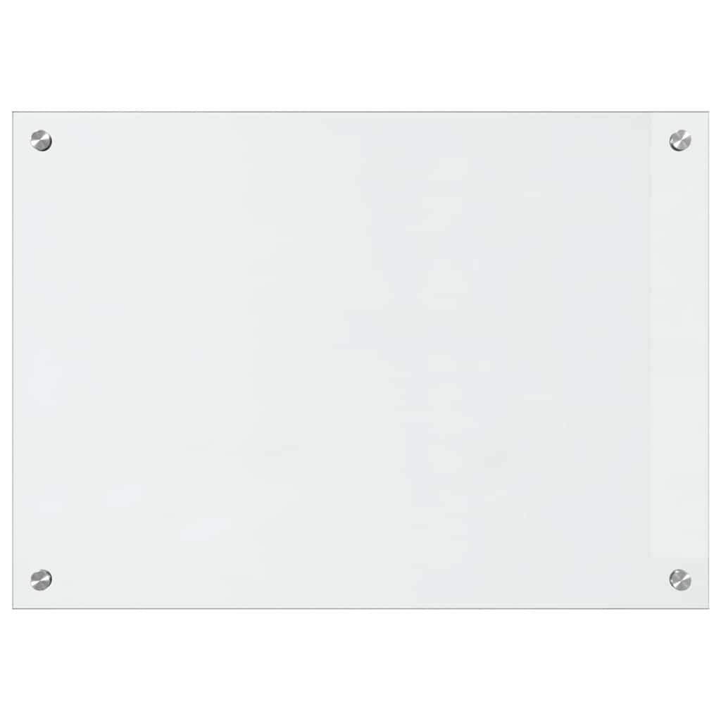 vidaXL Kitchen Backsplash 2 pcs Transparent 70 x 50 cm Tempered Glass 4