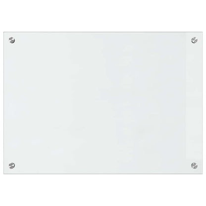 vidaXL Kitchen Backsplash 2 pcs Transparent 70 x 50 cm Tempered Glass 4