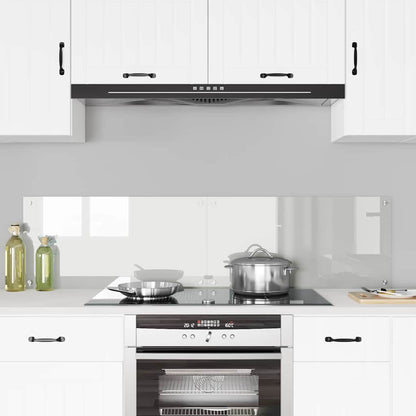 vidaXL Kitchen Backsplash 2 pcs Transparent 80 x 40 cm Tempered Glass 3