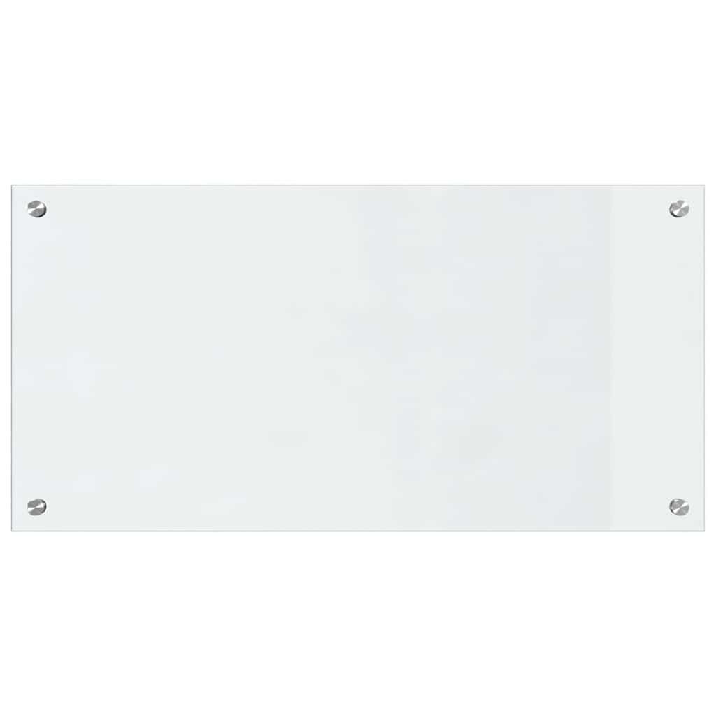 vidaXL Kitchen Backsplash 2 pcs Transparent 80 x 40 cm Tempered Glass 4