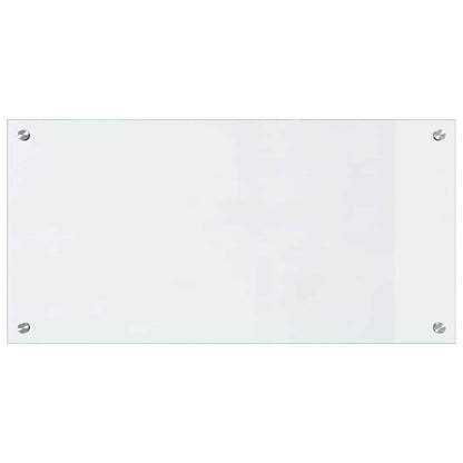 vidaXL Kitchen Backsplash 2 pcs Transparent 80 x 40 cm Tempered Glass 4