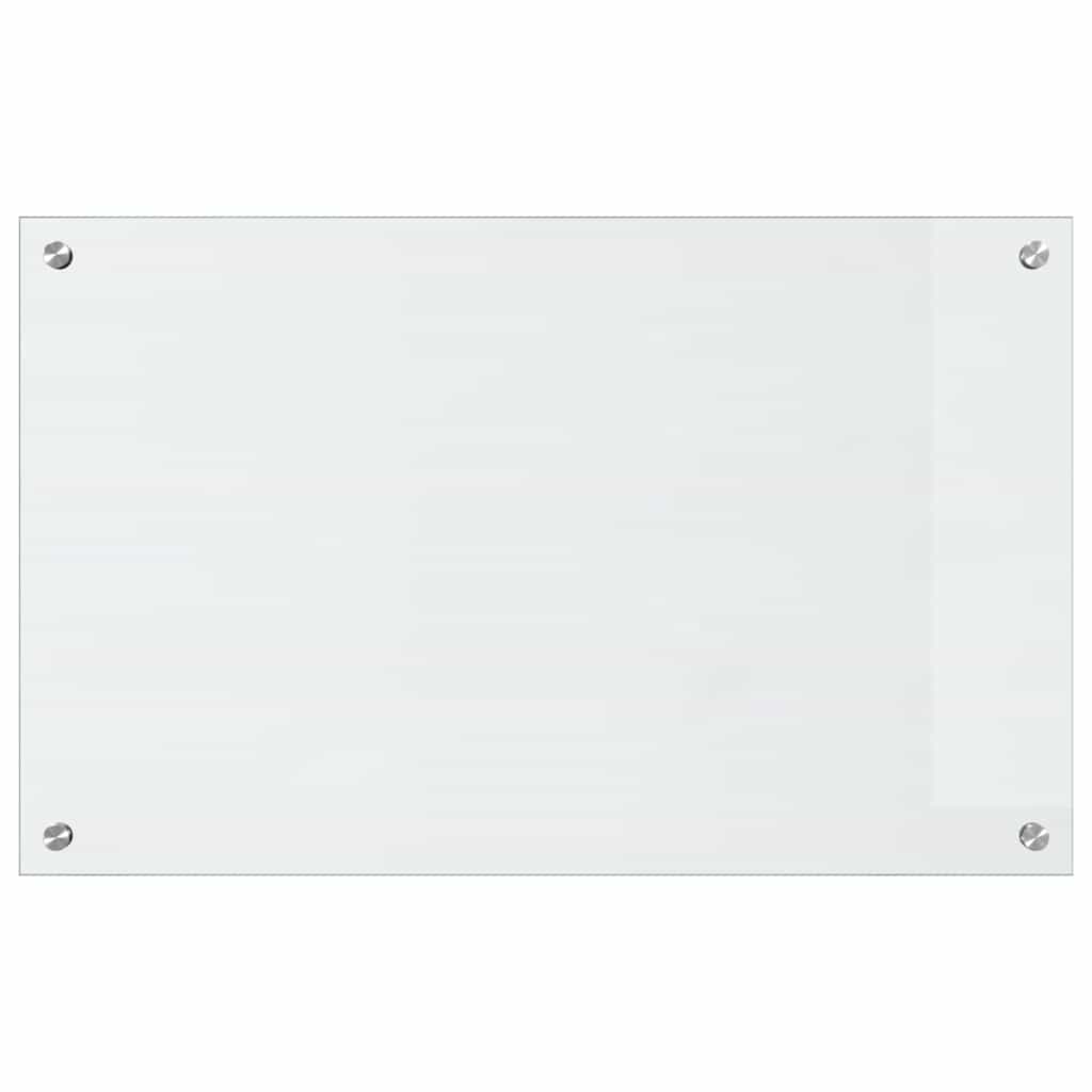 vidaXL Kitchen Backsplash 2 pcs Transparent 80 x 50 cm Tempered Glass 4