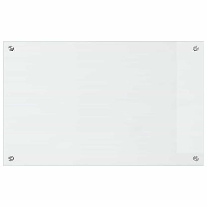 vidaXL Kitchen Backsplash 2 pcs Transparent 80 x 50 cm Tempered Glass 4