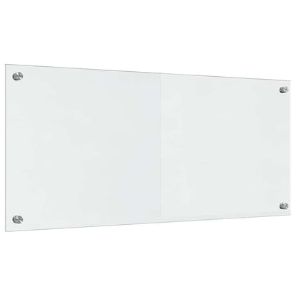 vidaXL Kitchen Backsplash 2 pcs Transparent 90 x 40 cm Tempered Glass 6