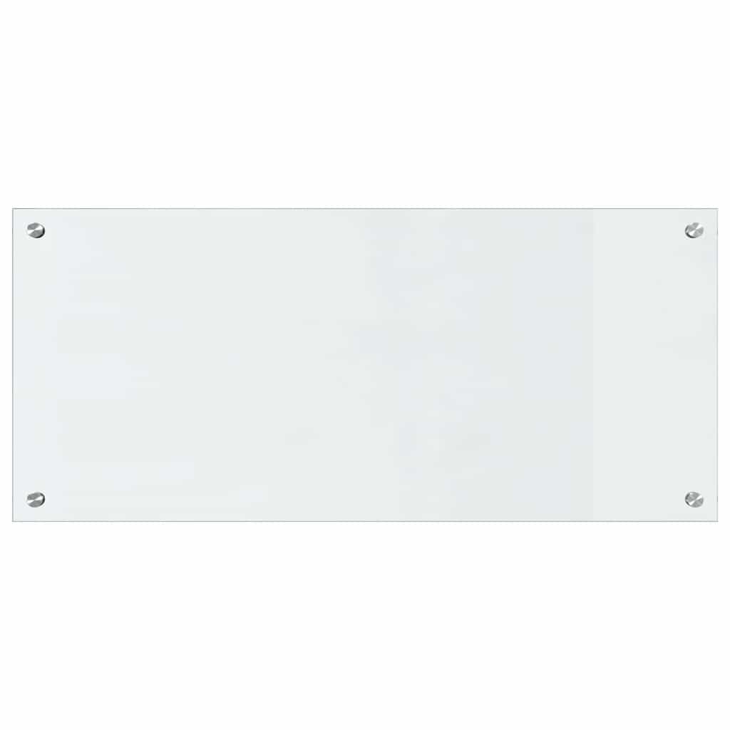 vidaXL Kitchen Backsplash 2 pcs Transparent 90 x 40 cm Tempered Glass 4
