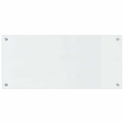vidaXL Kitchen Backsplash 2 pcs Transparent 90 x 40 cm Tempered Glass 4