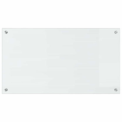 vidaXL Kitchen Backsplash 2 pcs Transparent 90 x 50 cm Tempered Glass 4