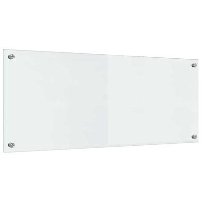 vidaXL Kitchen Backsplash 2 pcs Transparent 100 x 40 cm Tempered Glass 6