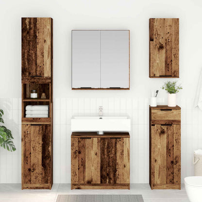 Bathroom Cabinet Engineered Wood Old