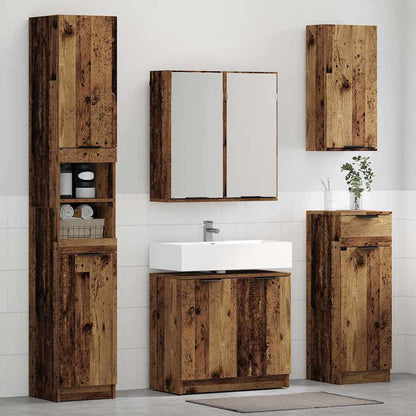 Bathroom Cabinet Engineered Wood Old
