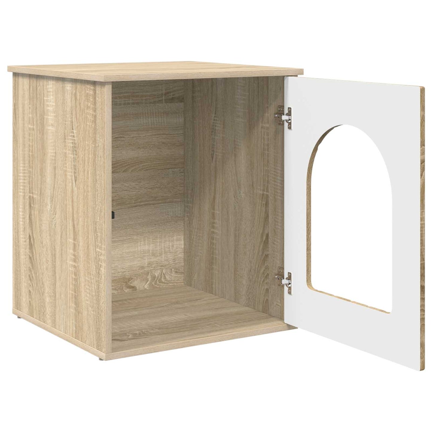 vidaXL Cat House Sonoma 53 x 52 x 62 cm Engineered Wood 5