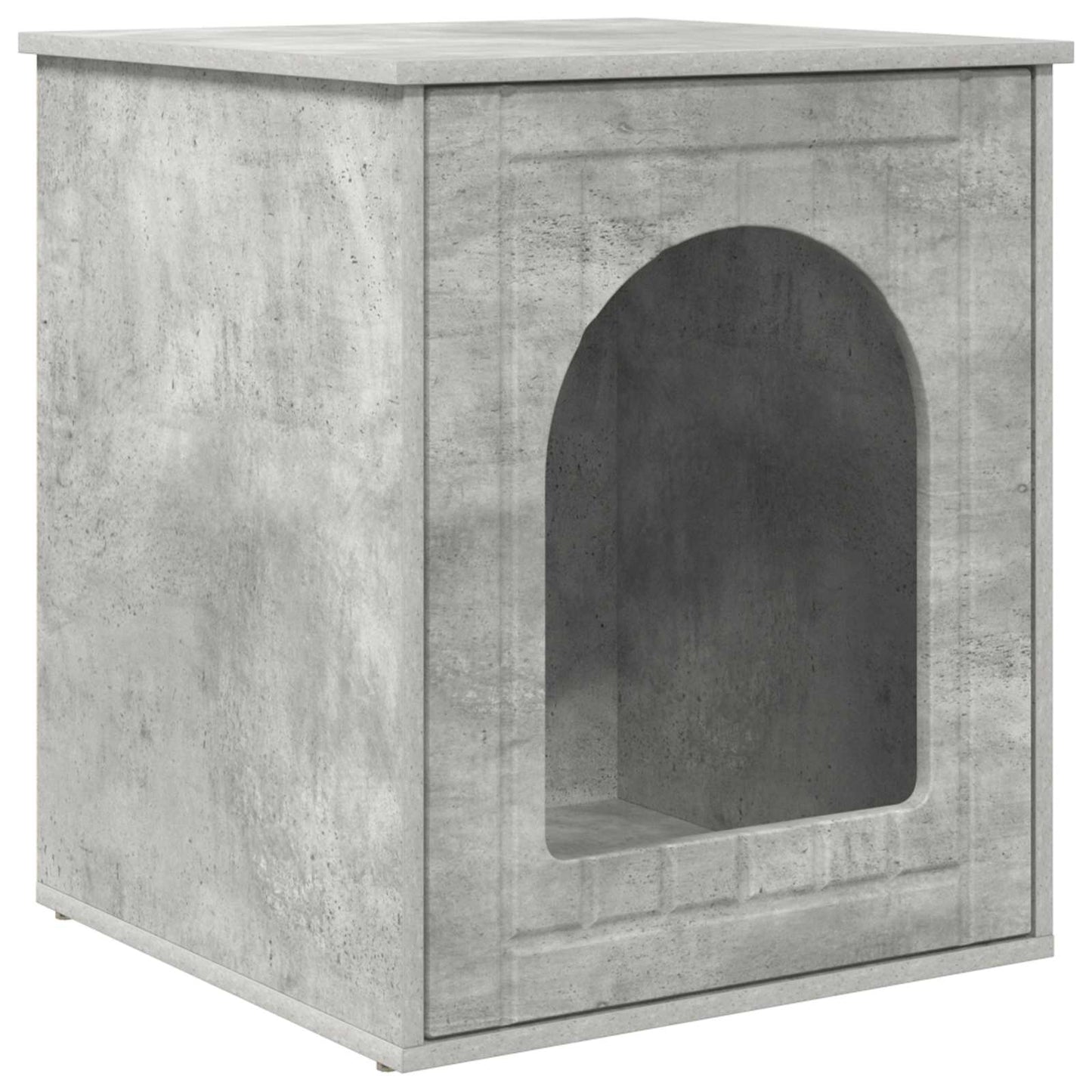 vidaXL Cat House Concerte 53 x 52 x 62 cm Engineered Wood 2