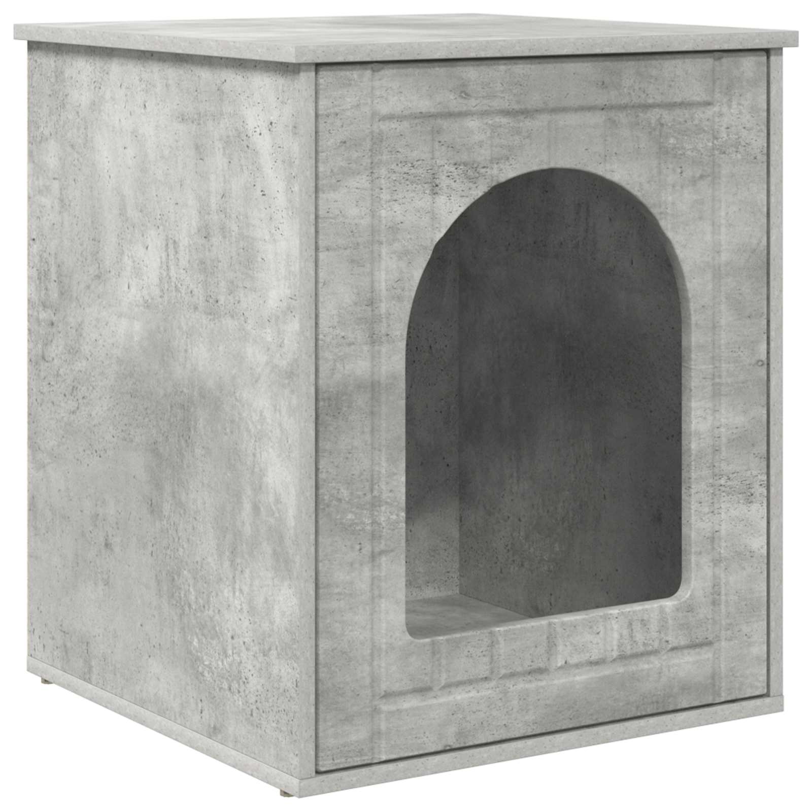 vidaXL Cat House Concerte 53 x 52 x 62 cm Engineered Wood 2