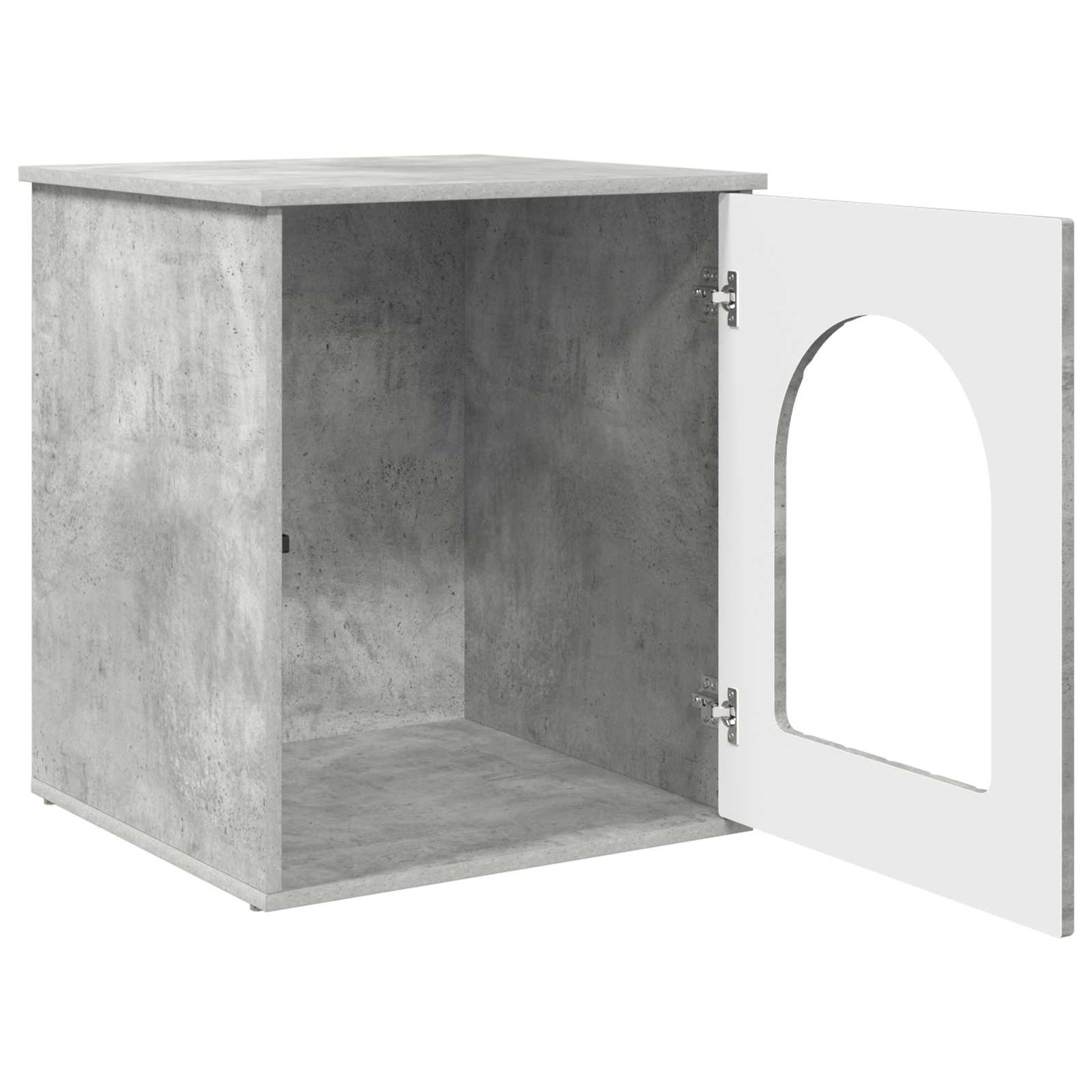 vidaXL Cat House Concerte 53 x 52 x 62 cm Engineered Wood 5