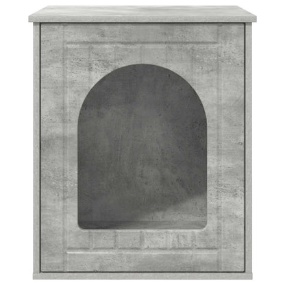 vidaXL Cat House Concerte 53 x 52 x 62 cm Engineered Wood 6